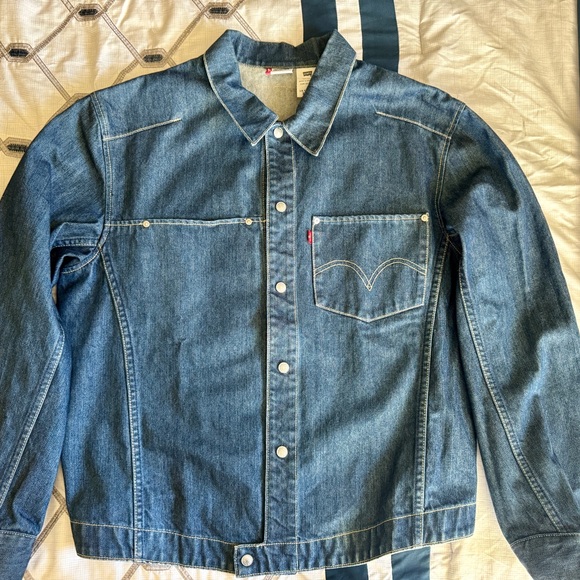 🎄FINAL PRICE DROP! Men’s Levi's Engineered Blue Denim Jacket, XL - Picture 2 of 9